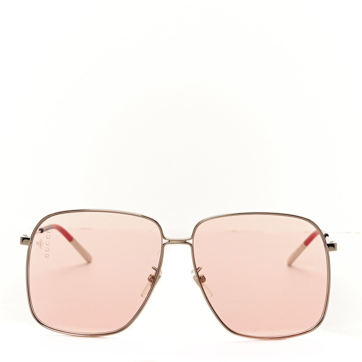Rectangular Frame Interlocking G Sunglasses GG0394S Pink