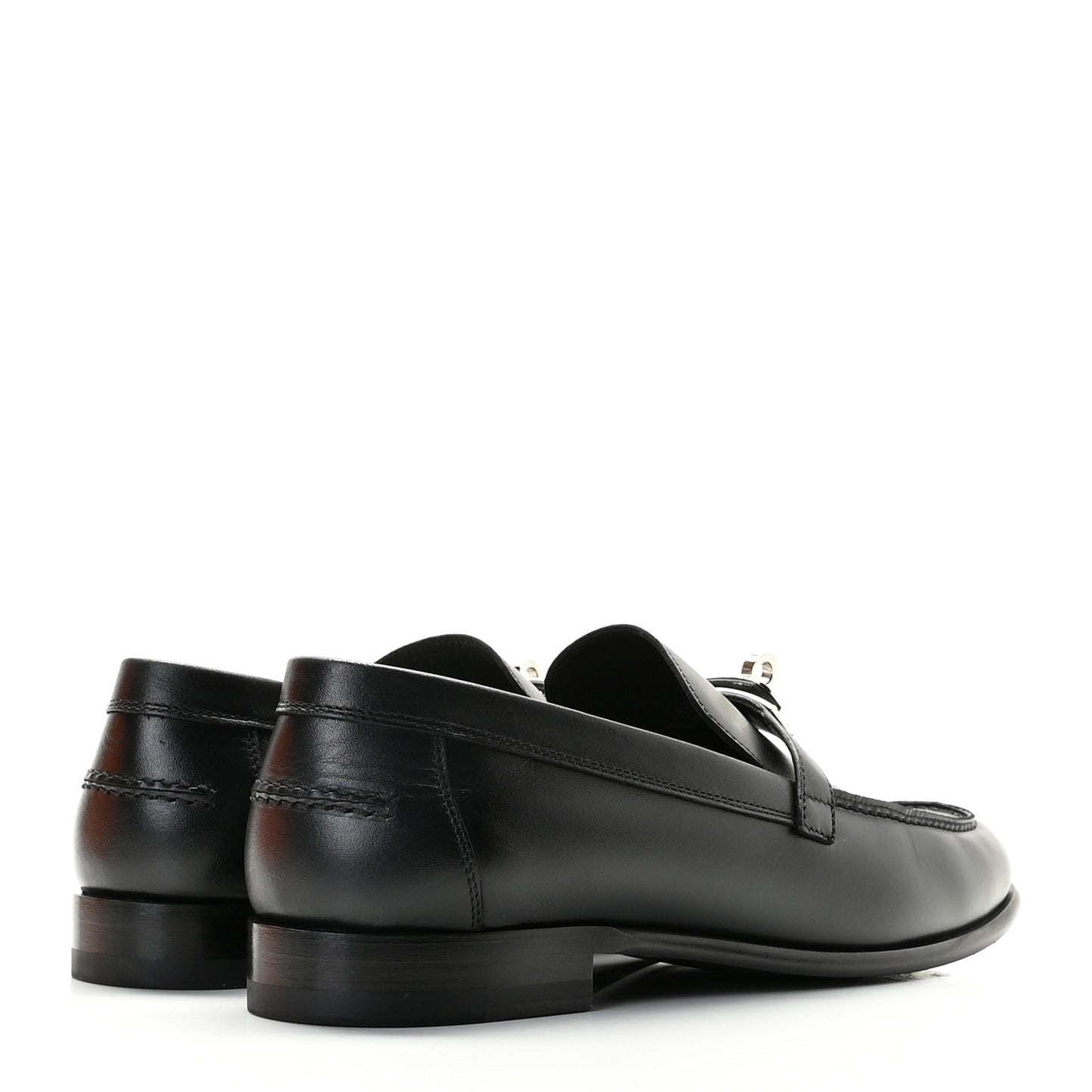 Calfskin Destin Loafers 40 Black