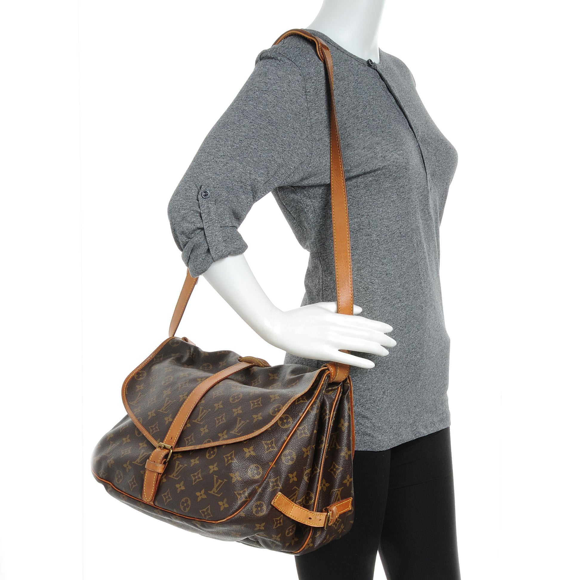 Louis Vuitton Monogram Saumur 35 2 of 6
