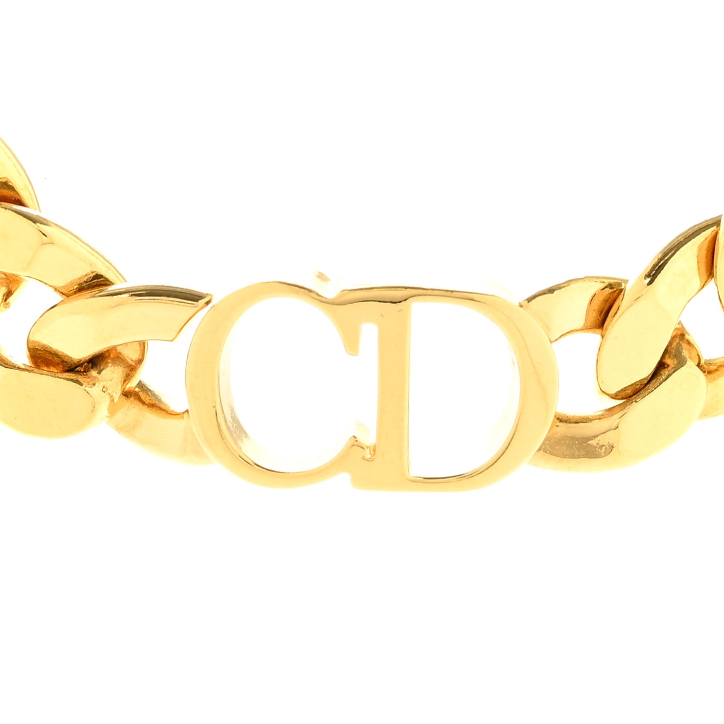 Metal Danseuse Etoile Chain Choker Necklace Gold