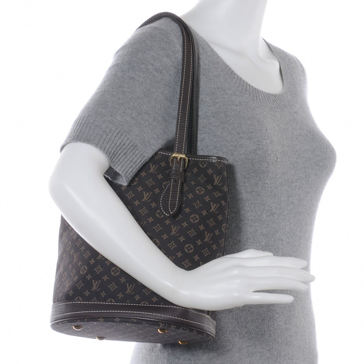 Mini Lin Bucket Bag Ebene
