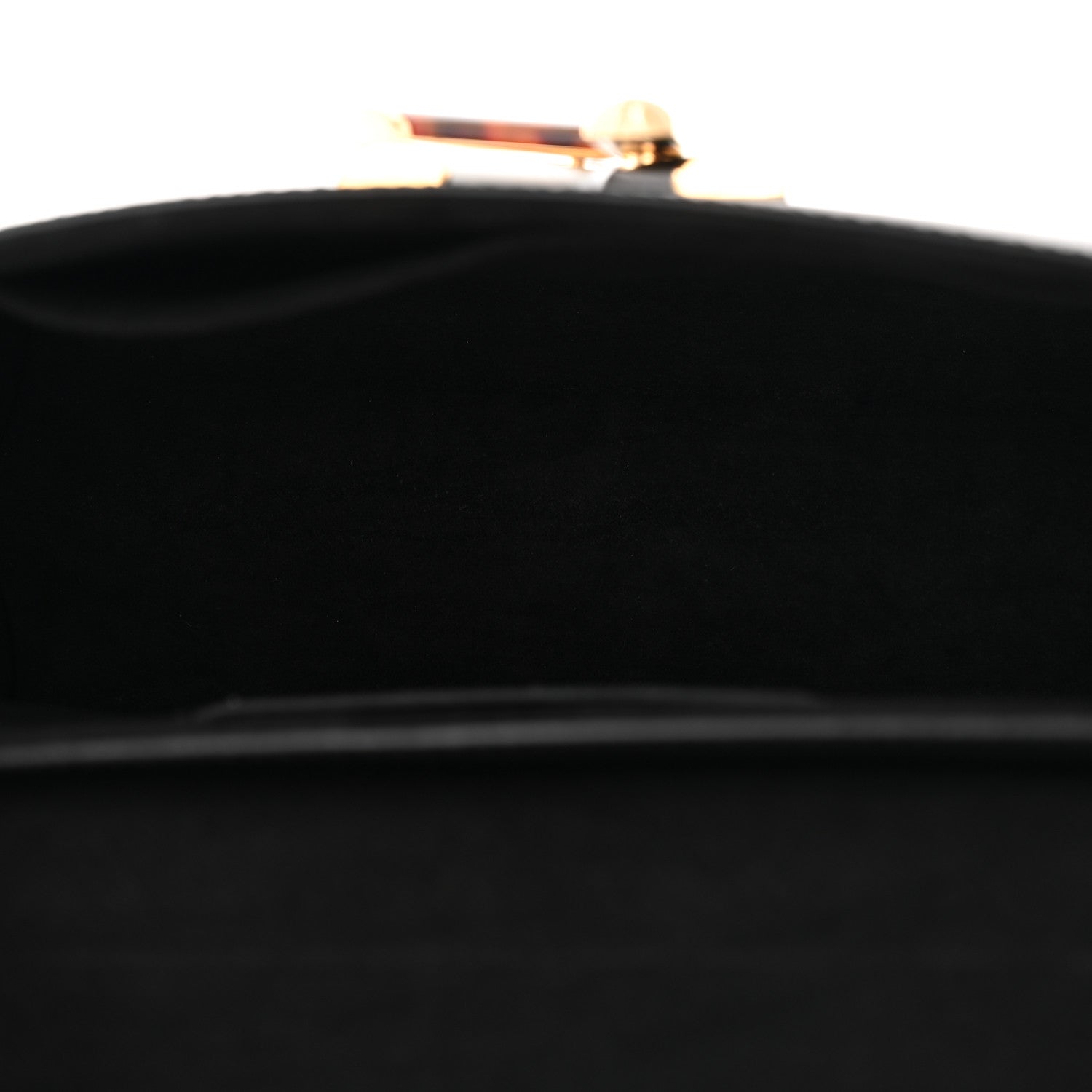 Louis Vuitton Epi Tortoiseshell Twist Shoulder Bag MM Black 6 of 10