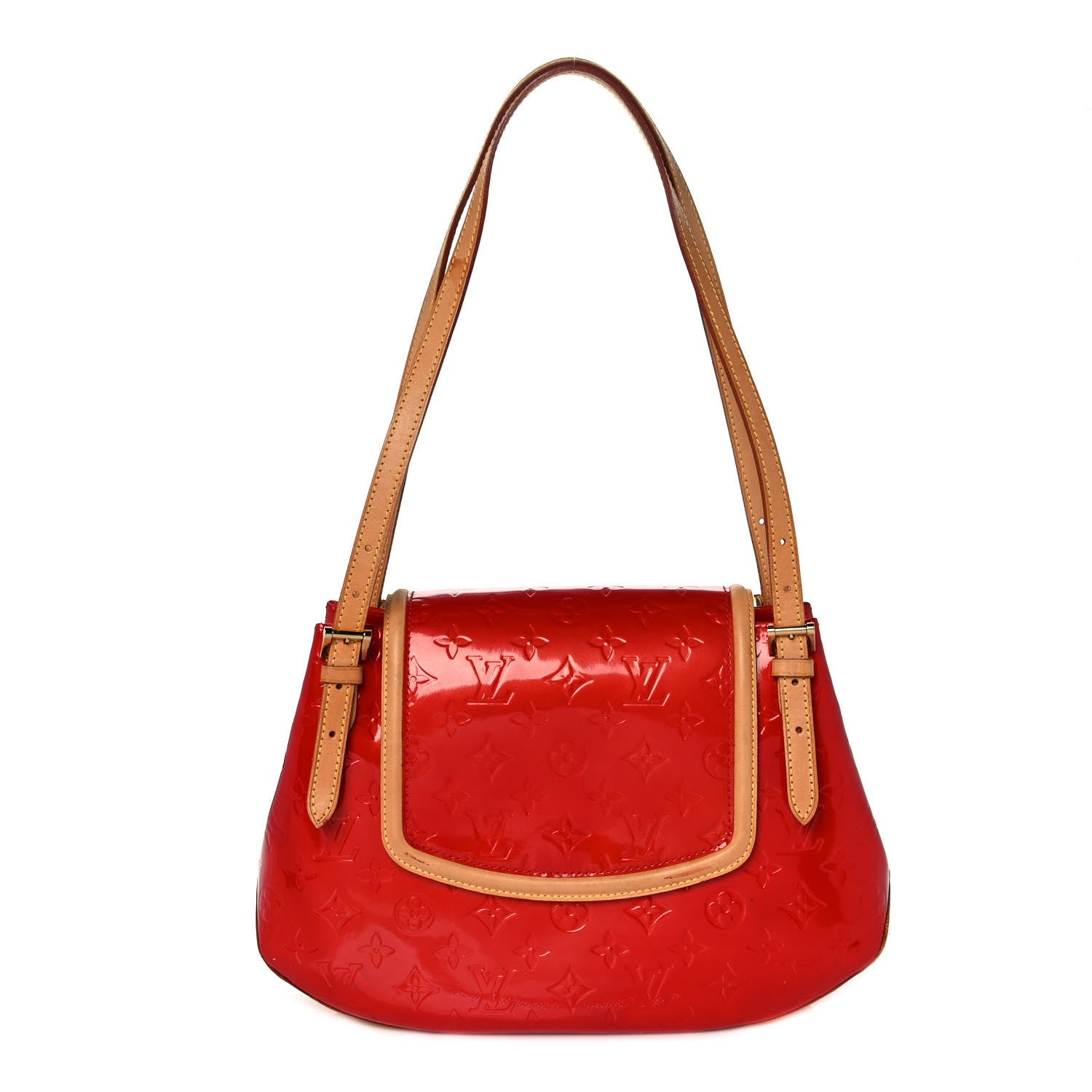 Louis Vuitton Vernis Biscayne Bay GM Rouge 1 of 10