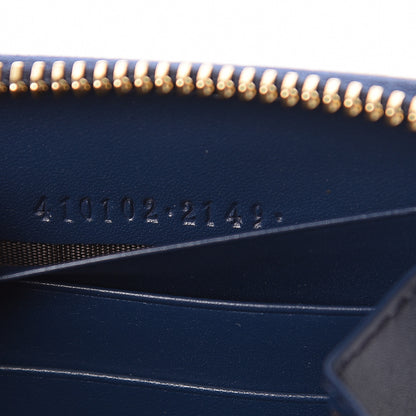 Gucci Guccissima Zip Around Wallet Blue 7 of 8