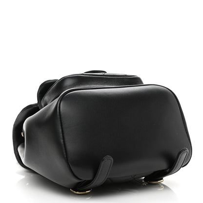 Chanel Lambskin Quilted Small Duma Drawstring Backpack Black 4 of 13