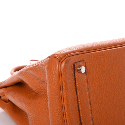Hermes Taurillon Clemence HAC Birkin 32 Potiron 33 of 33