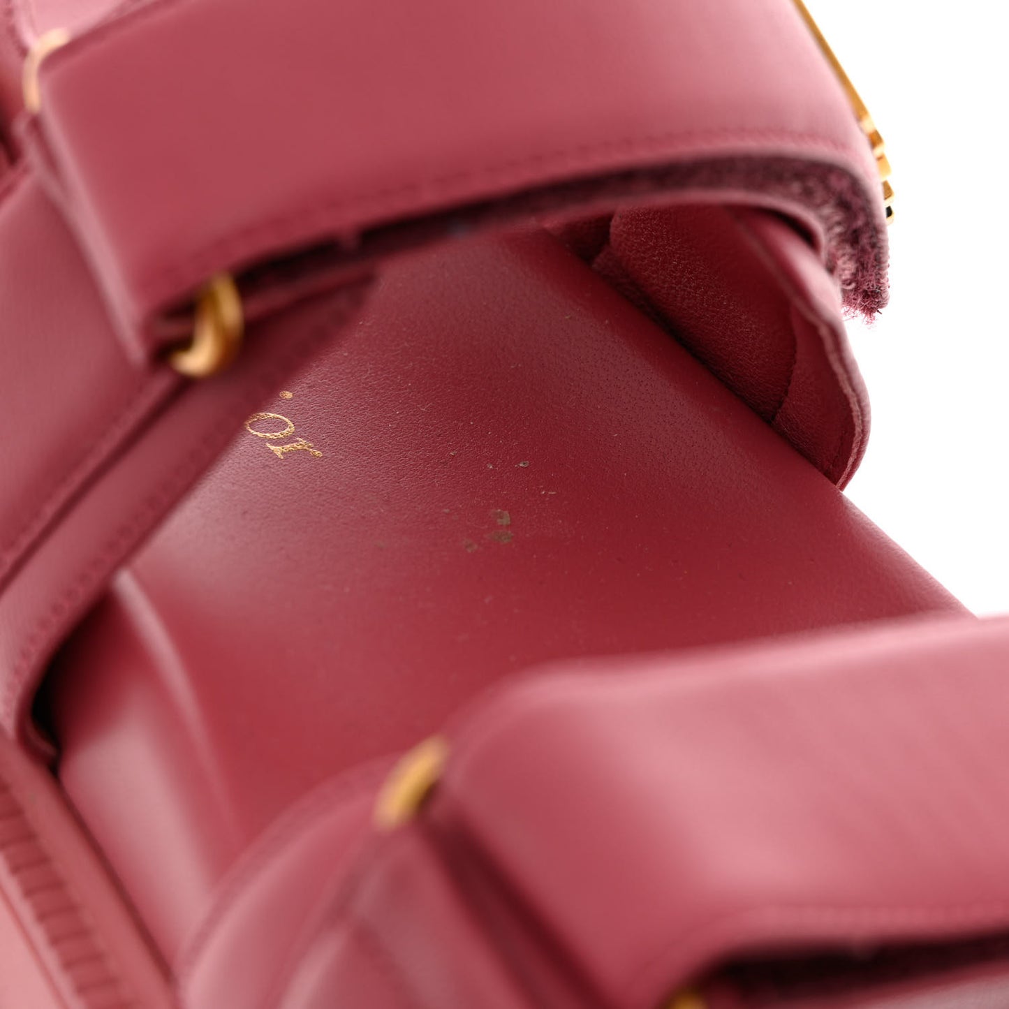 Lambskin Dioract Sandals 37 Pink