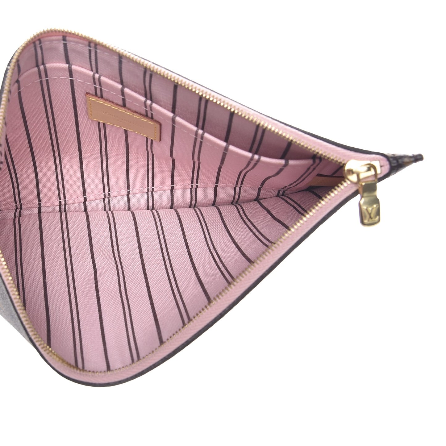 Monogram Neverfull MM GM Pochette Rose Ballerine