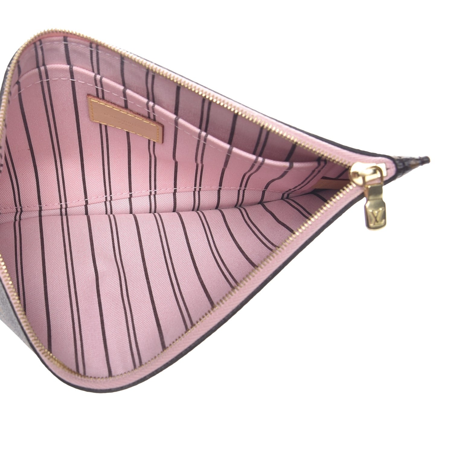 Louis Vuitton Monogram Neverfull MM GM Pochette Rose Ballerine 5 of 8