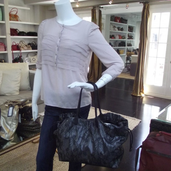 Day Lace Tote Nero