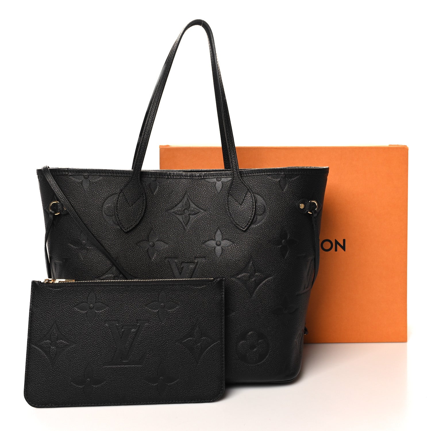 Louis Vuitton Empreinte Monogram Giant Neverfull MM Black 11 of 11
