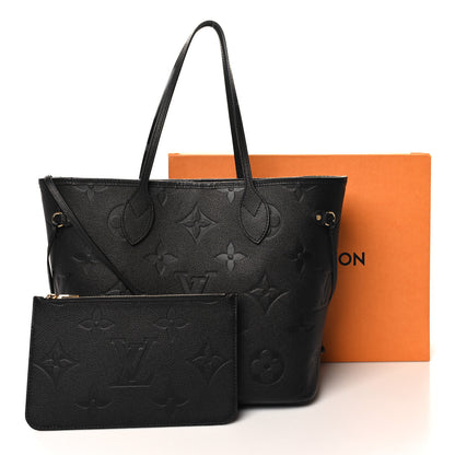 Louis Vuitton Empreinte Monogram Giant Neverfull MM Black 11 of 11