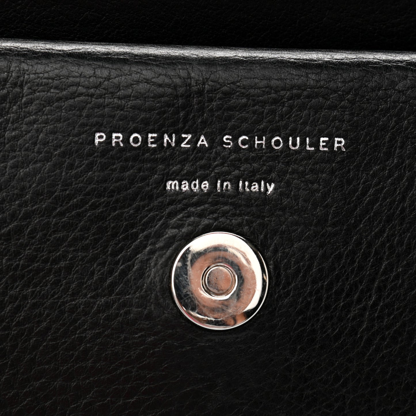 Calfskin PS11 Classic Shoulder Bag Black