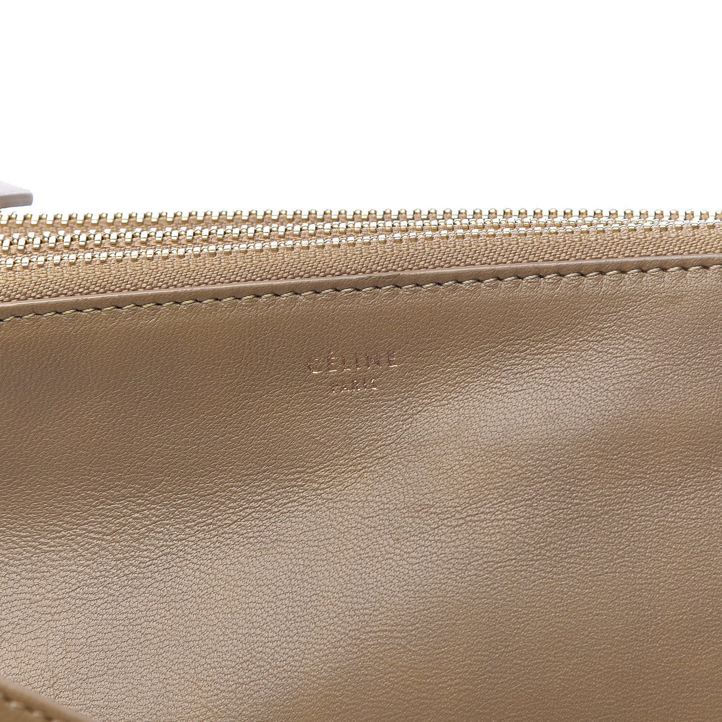 Lambskin Small Trio Crossbody Bag Taupe