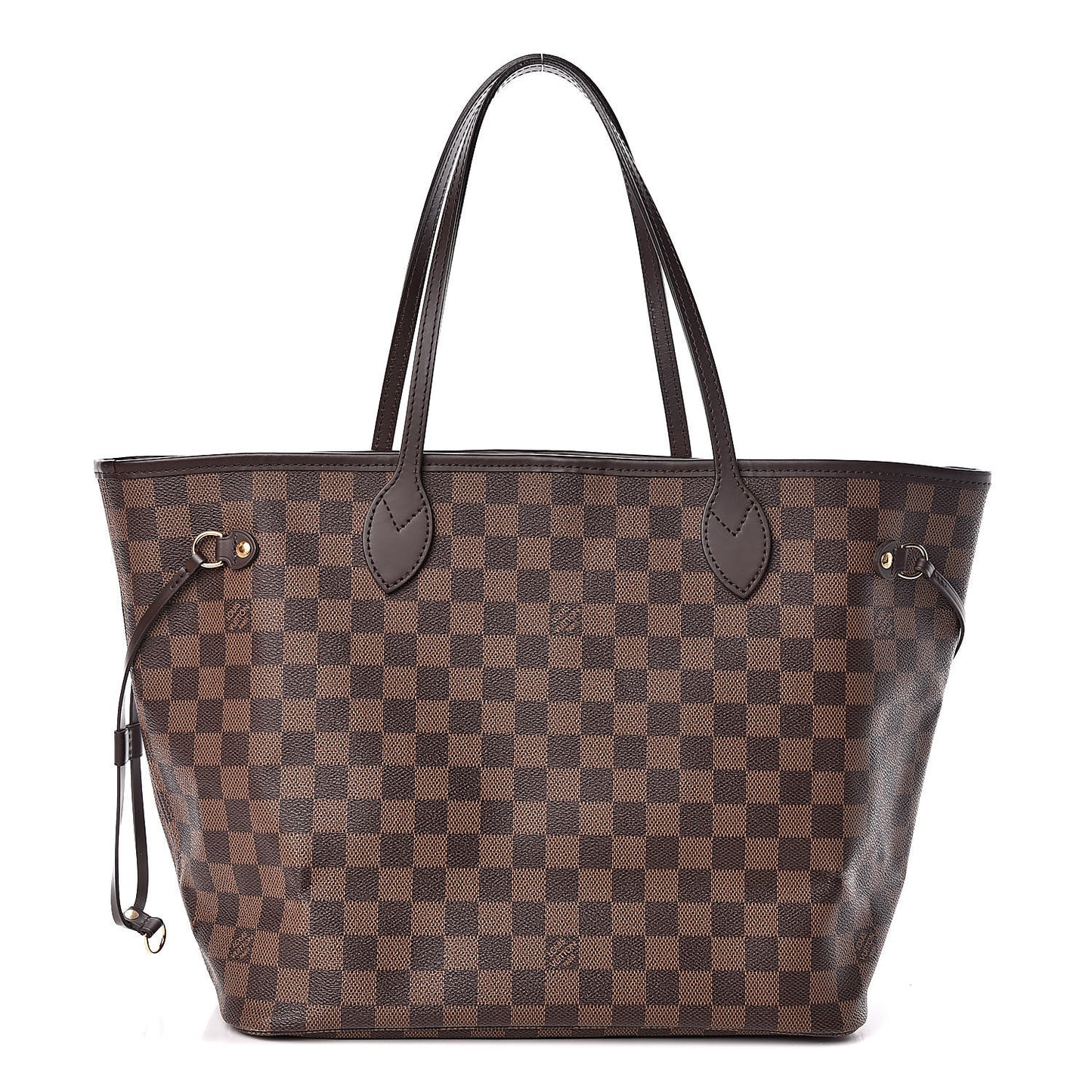 Damier Ebene Neo Neverfull MM Rose Ballerine