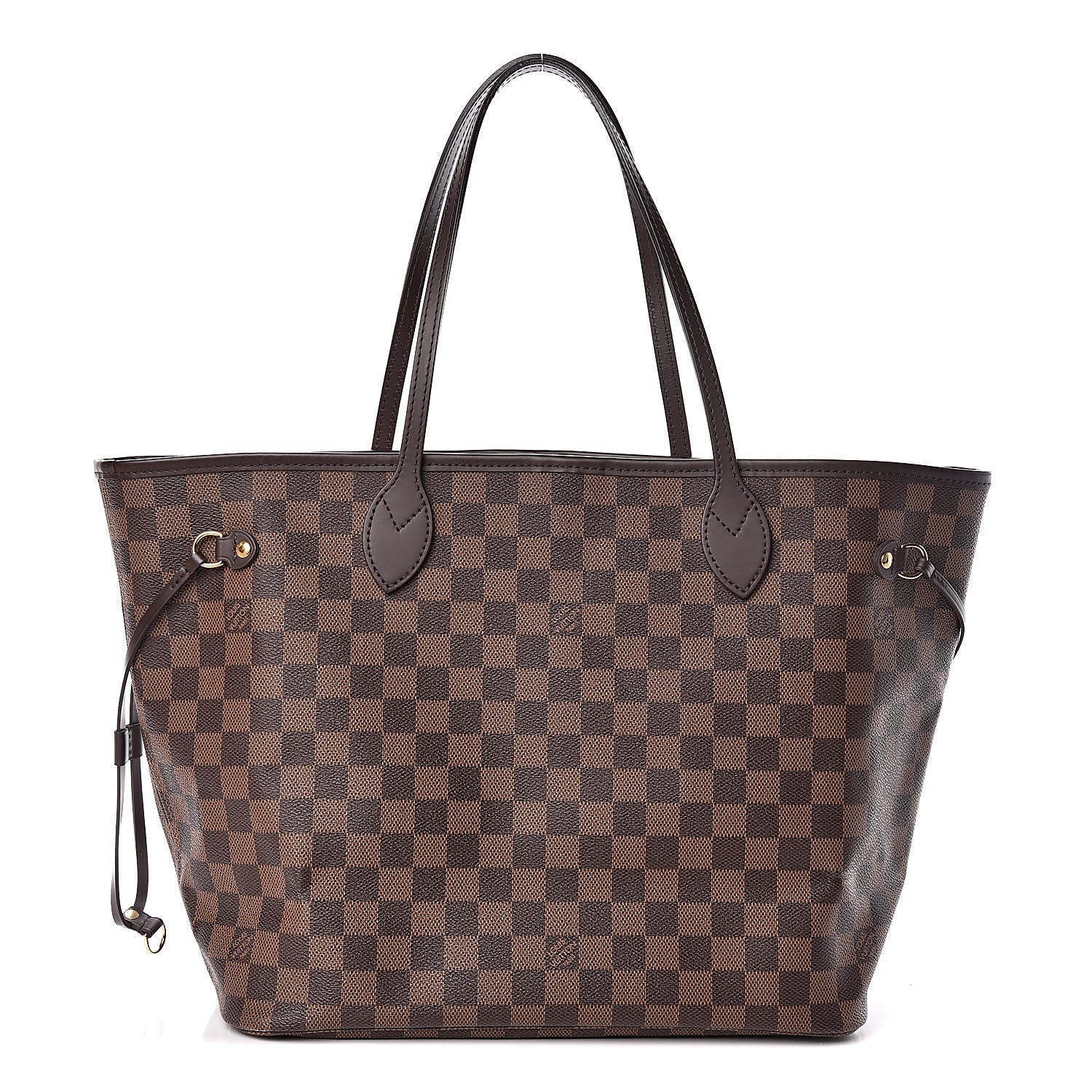 Louis Vuitton Damier Ebene Neo Neverfull MM Rose Ballerine 3 of 17