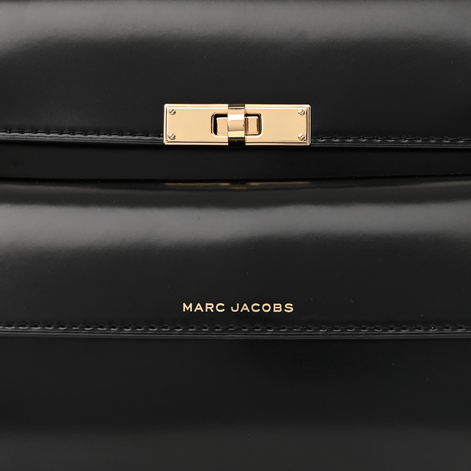 Marc Jacobs Shiny Calfskin Uptown Shoulder Bag Black 8 of 13