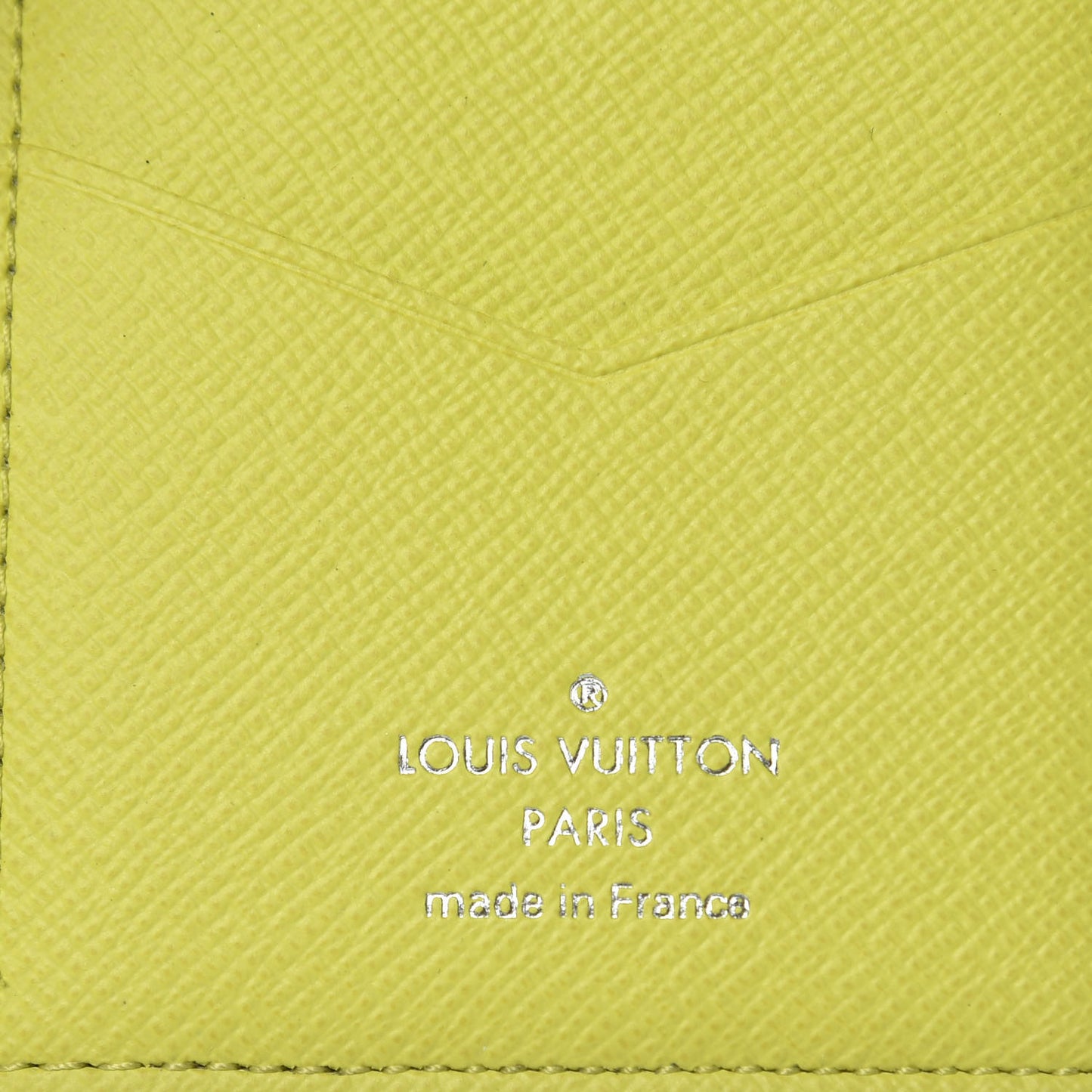 Monogram Taiga Pocket Organizer Yellow