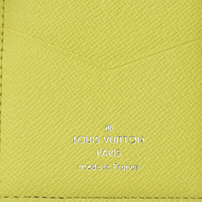 Louis Vuitton Monogram Taiga Pocket Organizer Yellow 6 of 7