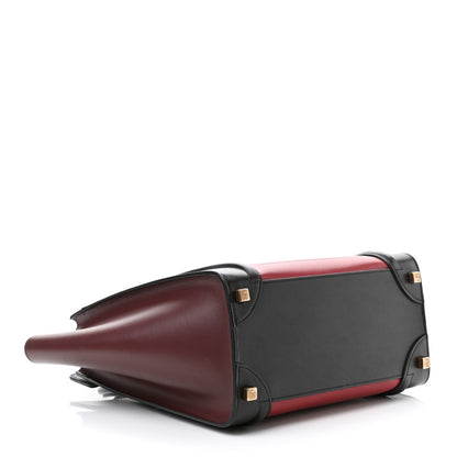 Celine Smooth Calfskin Micro Tri-Color Luggage Micro Red 4 of 10