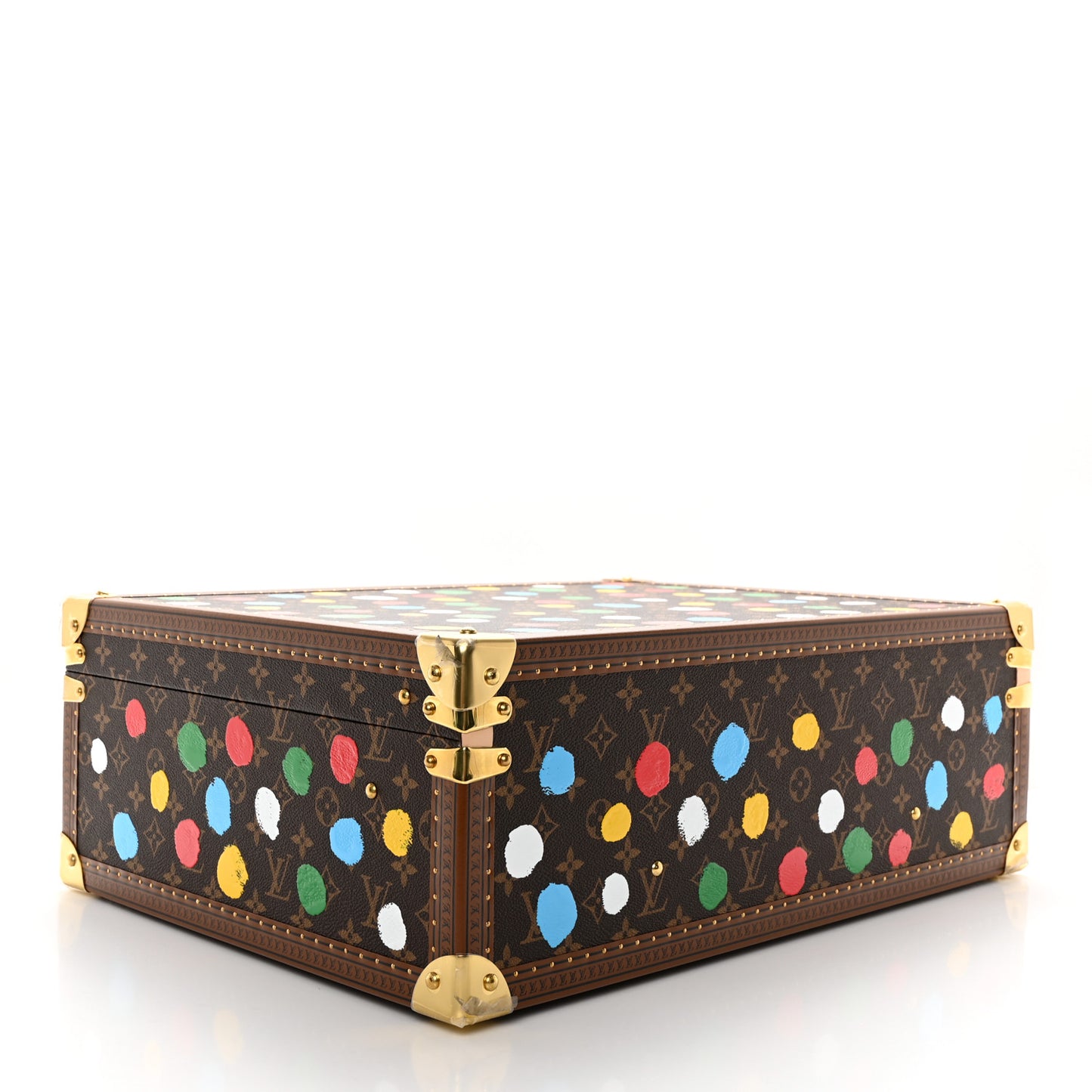 LV X YK Monogram Dots Hard Trunk