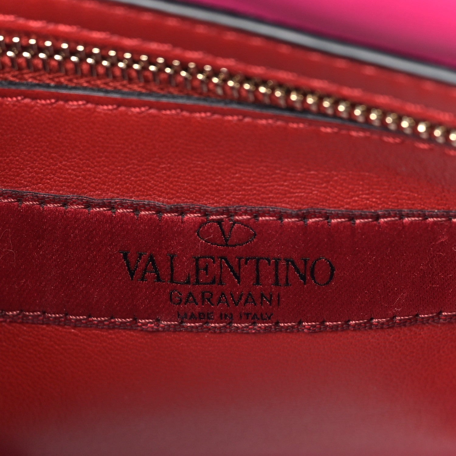 Valentino Garavani Suede Medium Rockstud Spike Shoulder Bag Bright Fuxia 6 of 8