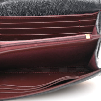 Chanel Caviar Quilted Medium Flap Wallet Black 5 of 9