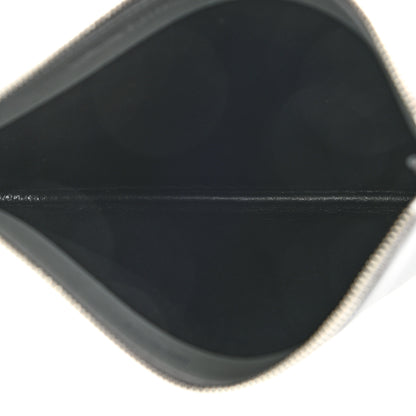 Balenciaga Calfskin Logo Zip Pouch Gris Fossile 5 of 7