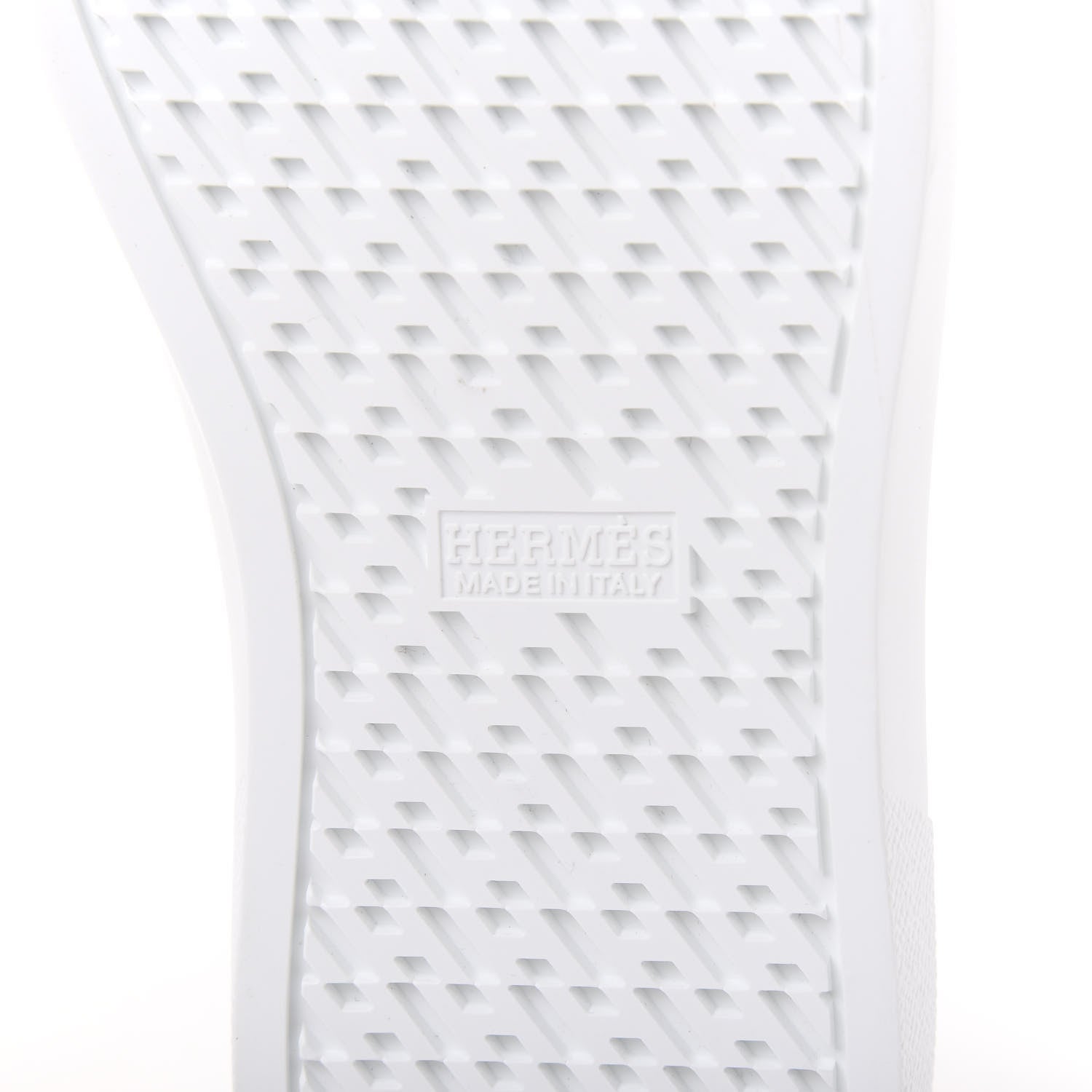Hermes Calfskin Womens Advantage Sneakers 36 White Orange 6 of 9