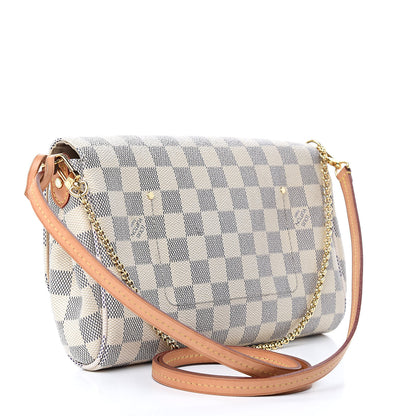 Louis Vuitton Damier Azur Favorite MM 3 of 13