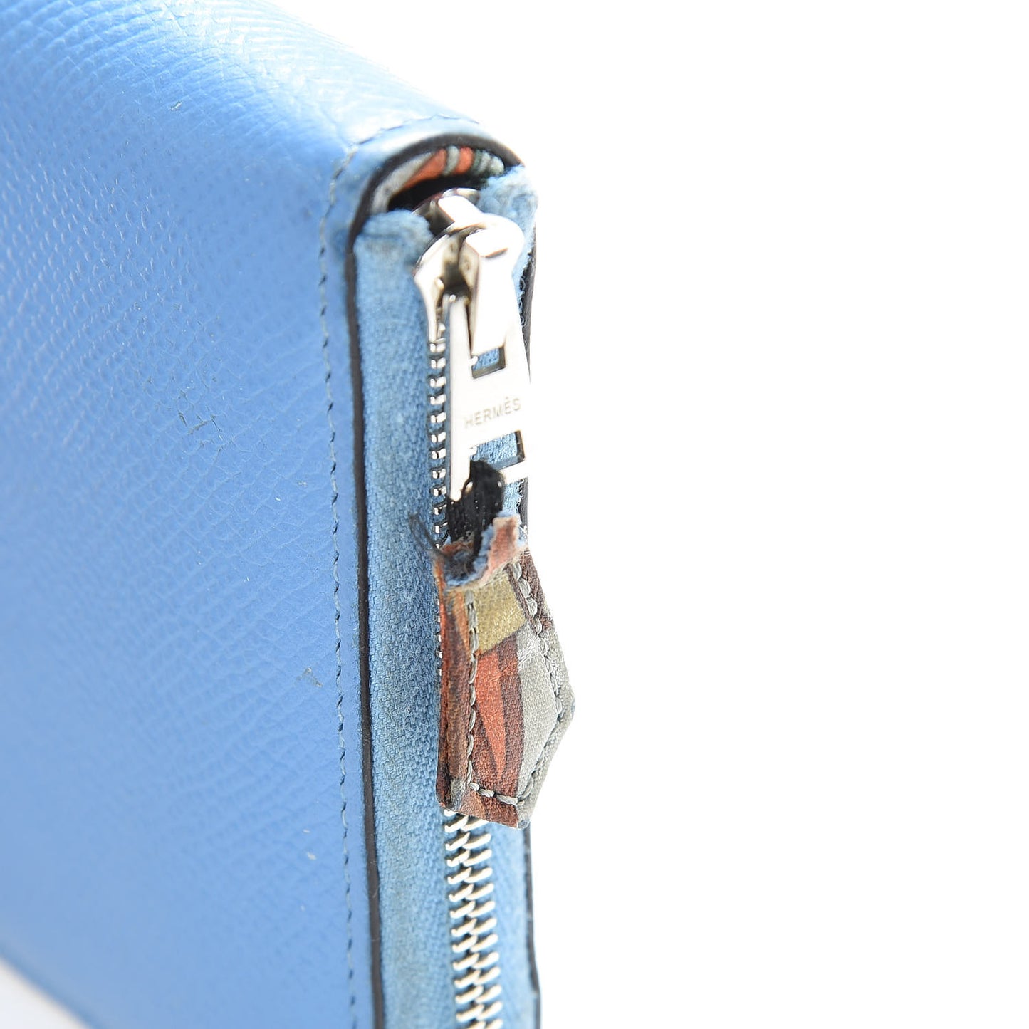 Epsom Silk'In Compact Wallet Bleu Paradis