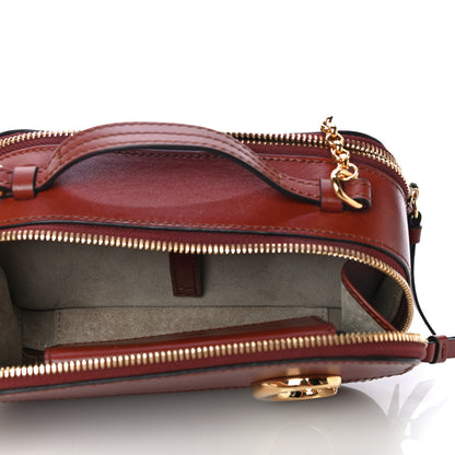 Chloe Shiny Calfskin Mini Vanity C Bag Sepia Brown 4 of 9