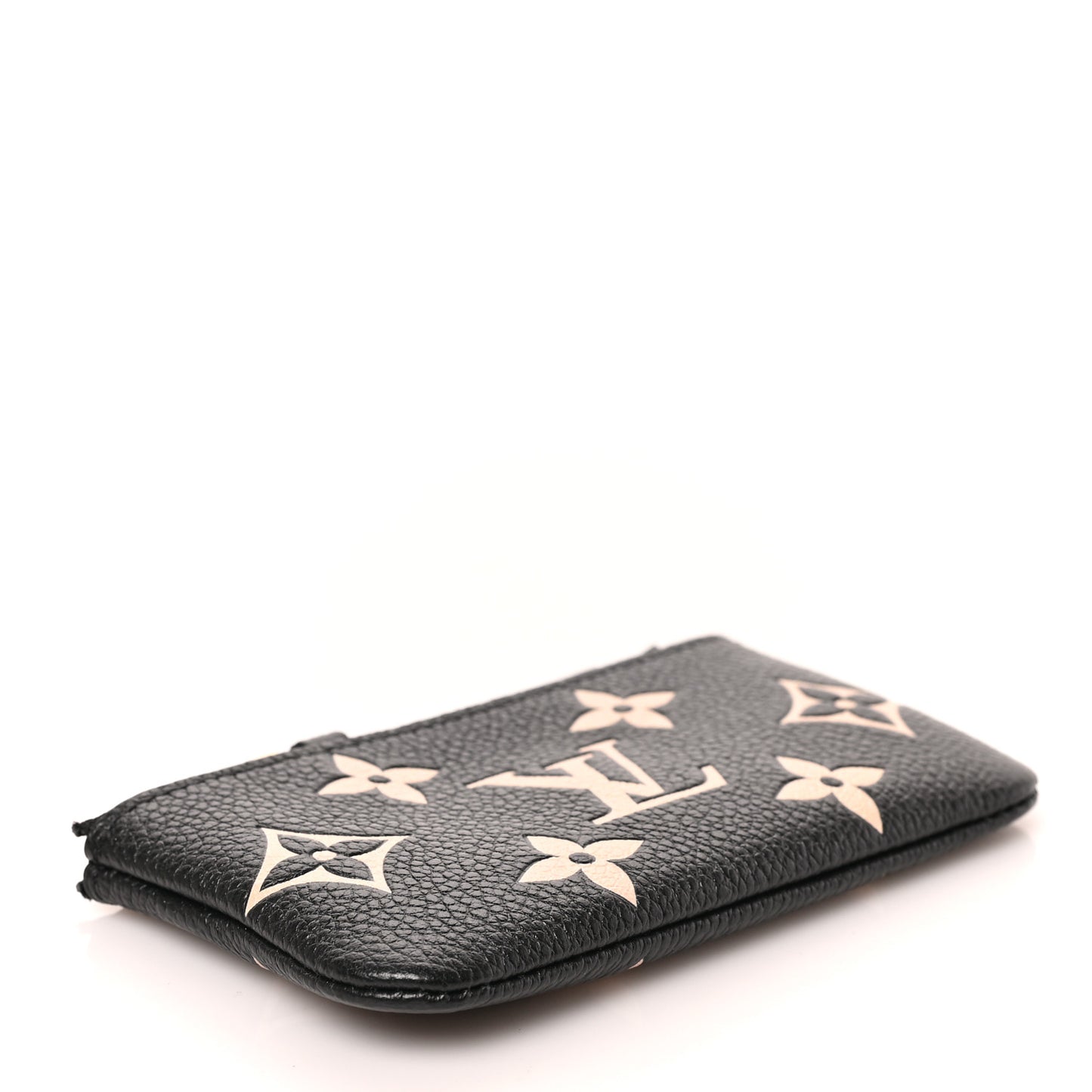 Empreinte Monogram Giant Key Pouch Black Beige