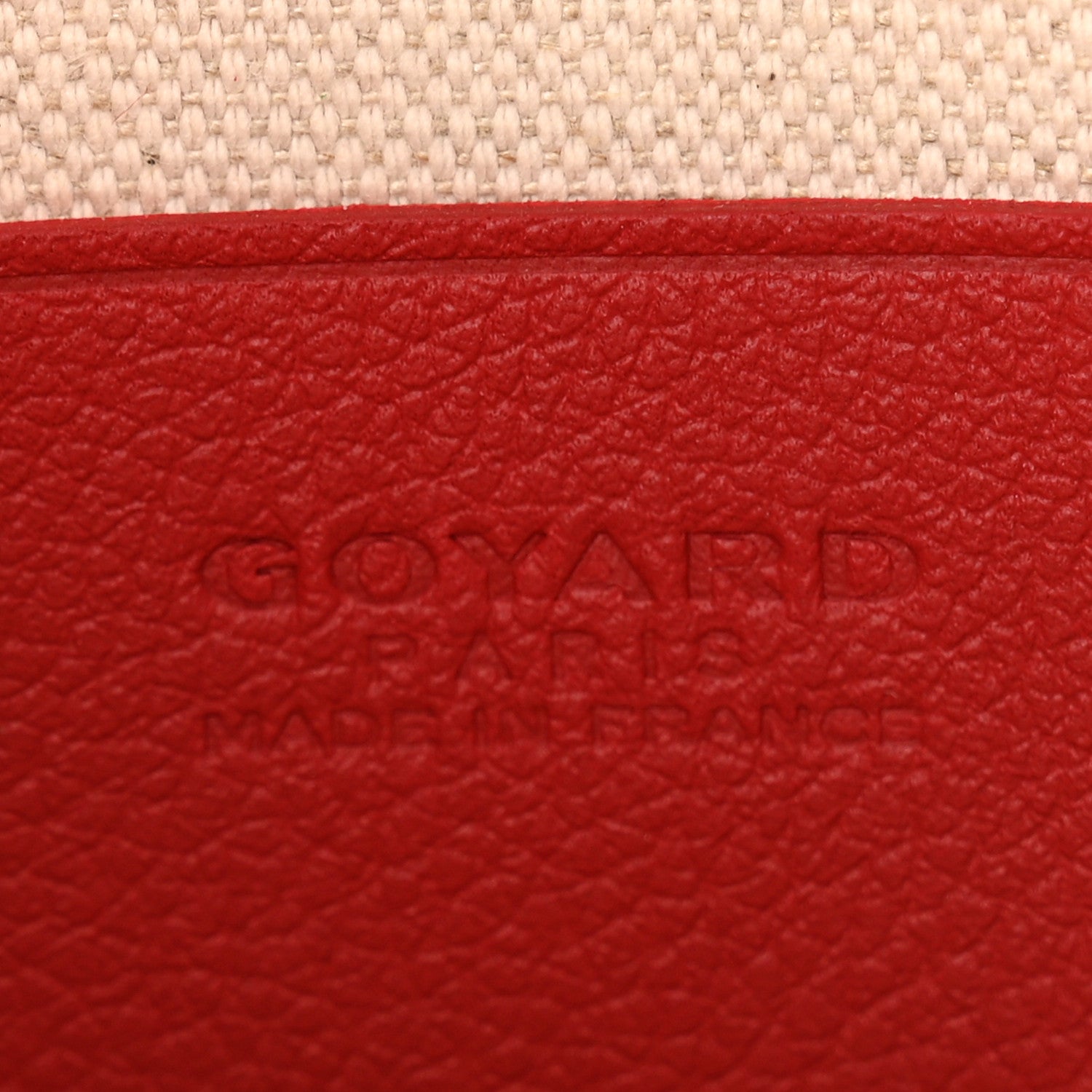 Goyard Goyardine Plumet Wallet Clutch Red 6 of 9