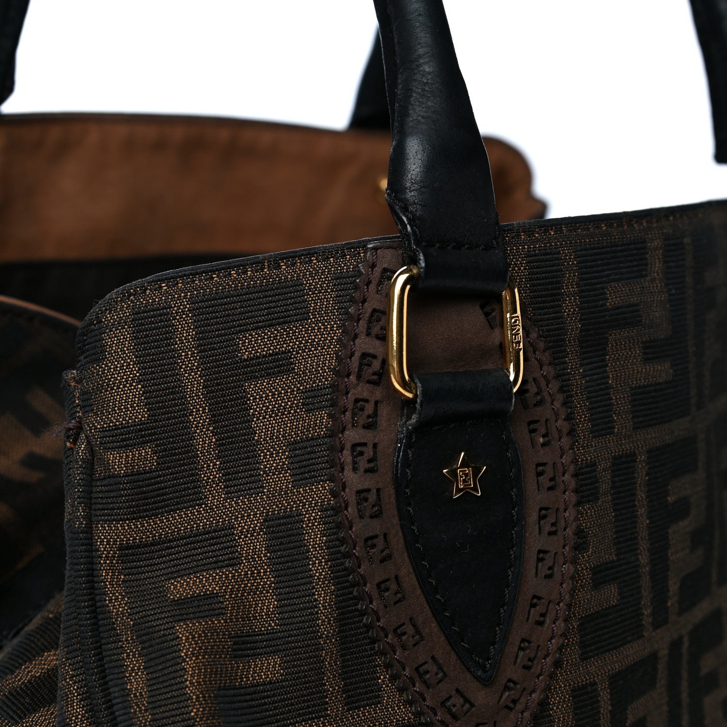 Fendi Zucca Grommet Large Bag De Jour Tobacco 5 of 6