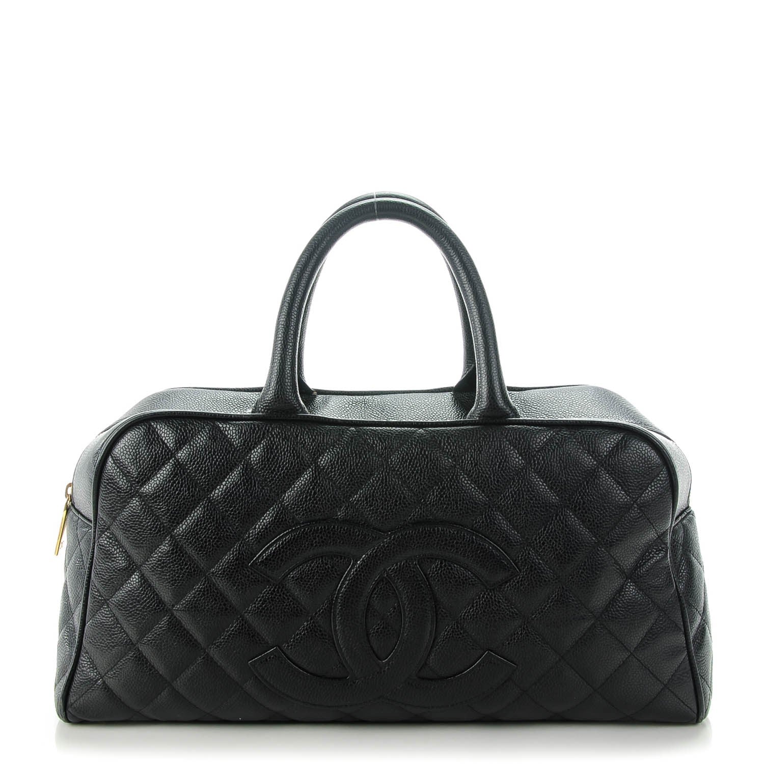 Chanel Caviar Quilted Large Bowler Black 1 of 12