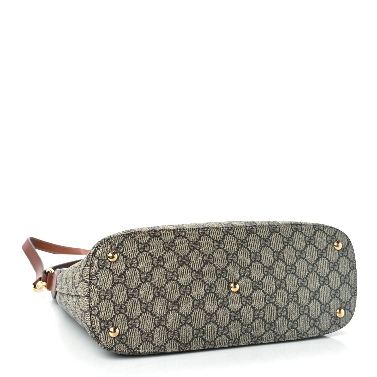 GG Supreme Monogram Linea A Hobo Brown