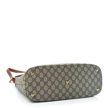 Gucci GG Supreme Monogram Linea A Hobo Brown 4 of 13