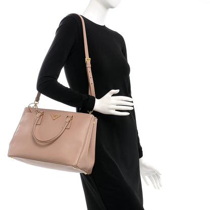 Prada Saffiano Medium Galleria Double Zip Tote Cammeo 3 of 9