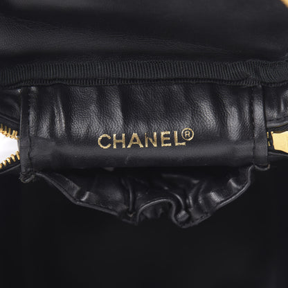 Chanel Lambskin Vanity Cosmetic Case Black 6 of 13