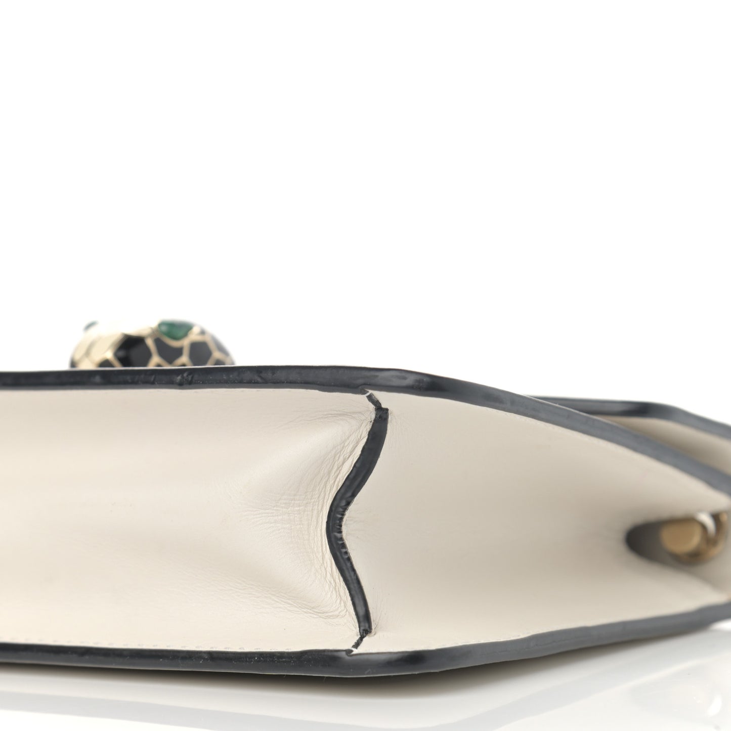 Calfskin Serpenti Forever Crossbody Bag White