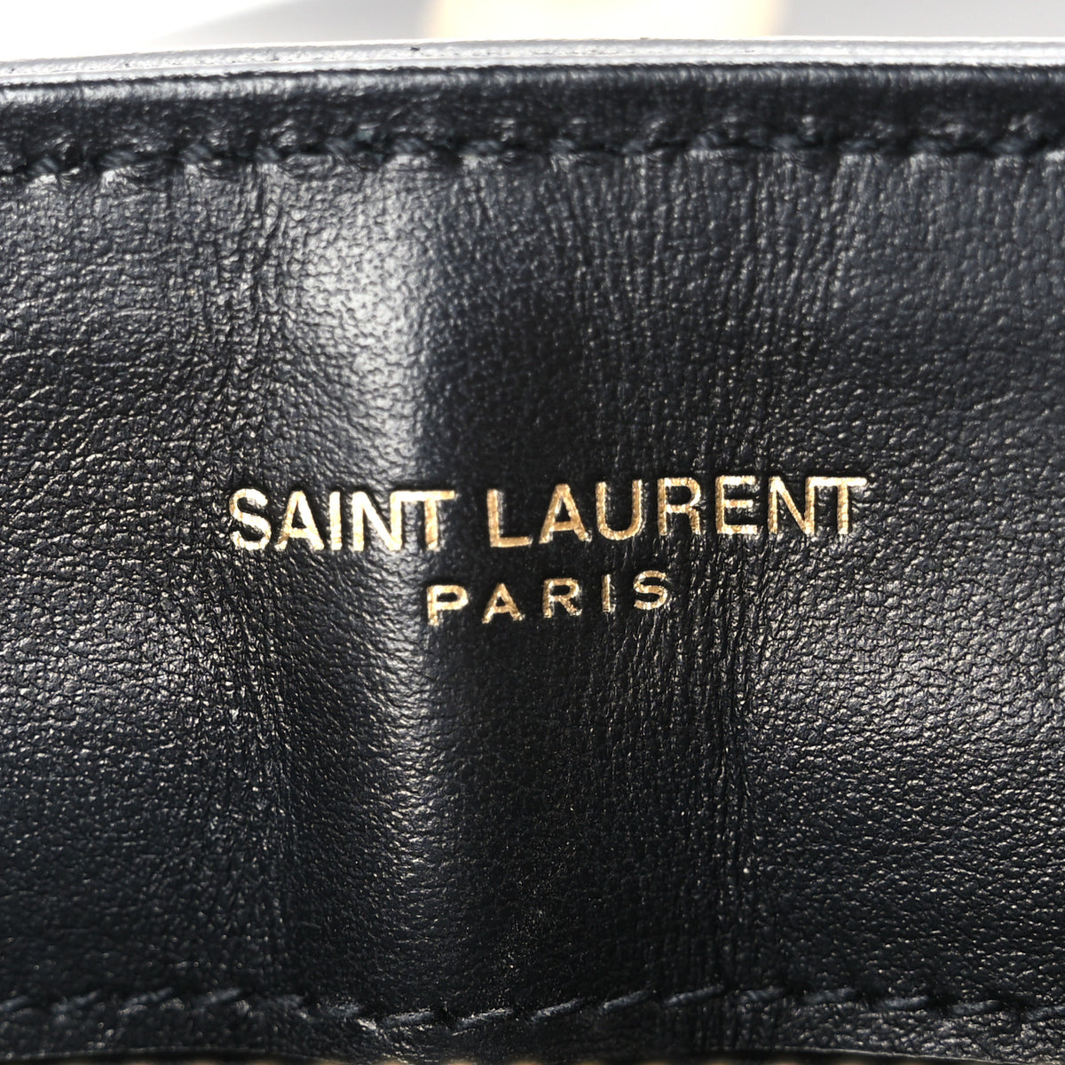 Saint Laurent Calfskin Y Quilted Monogram Medium Loulou Chain Satchel Black 6 of 11