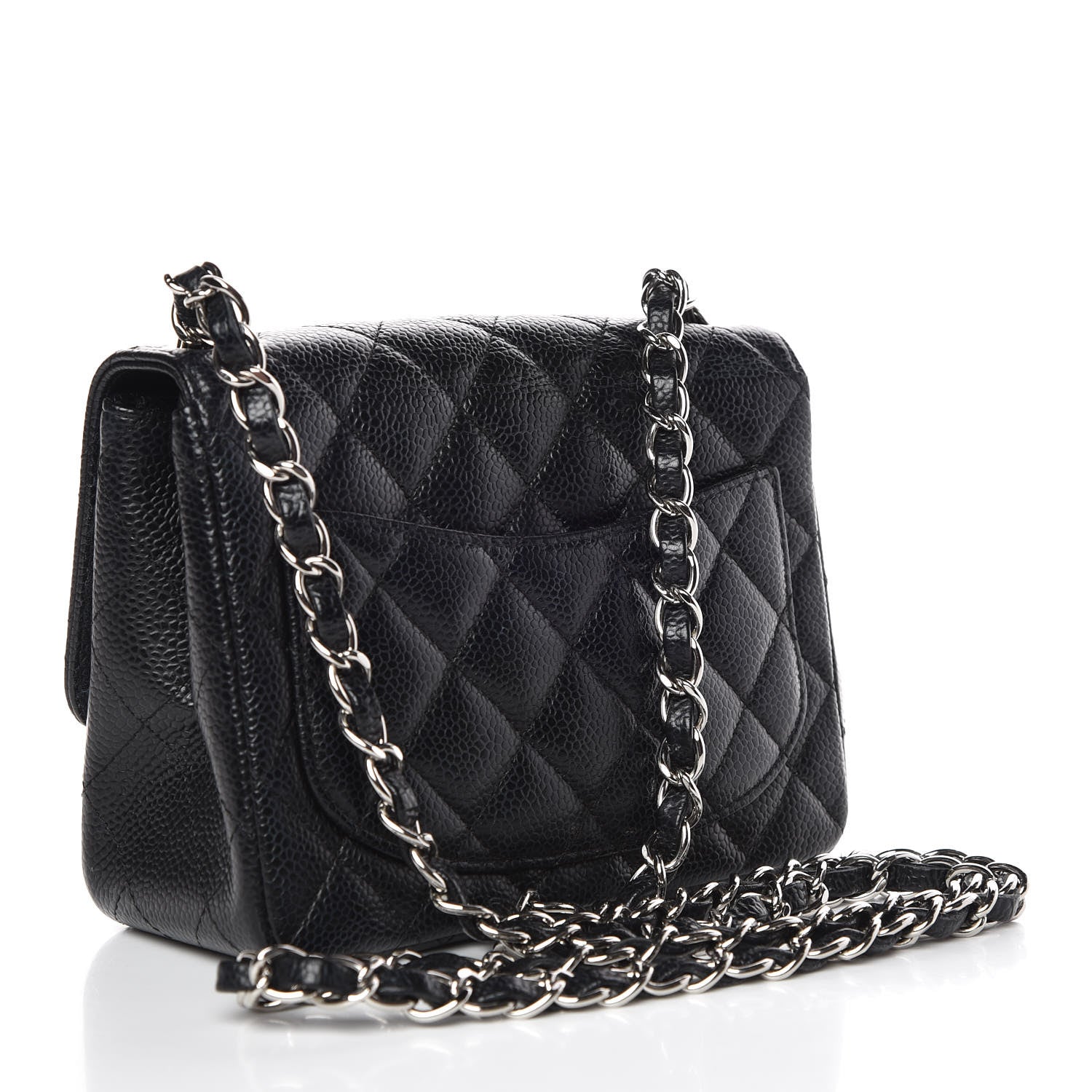 Chanel Caviar Quilted Mini Square Flap Black 3 of 10