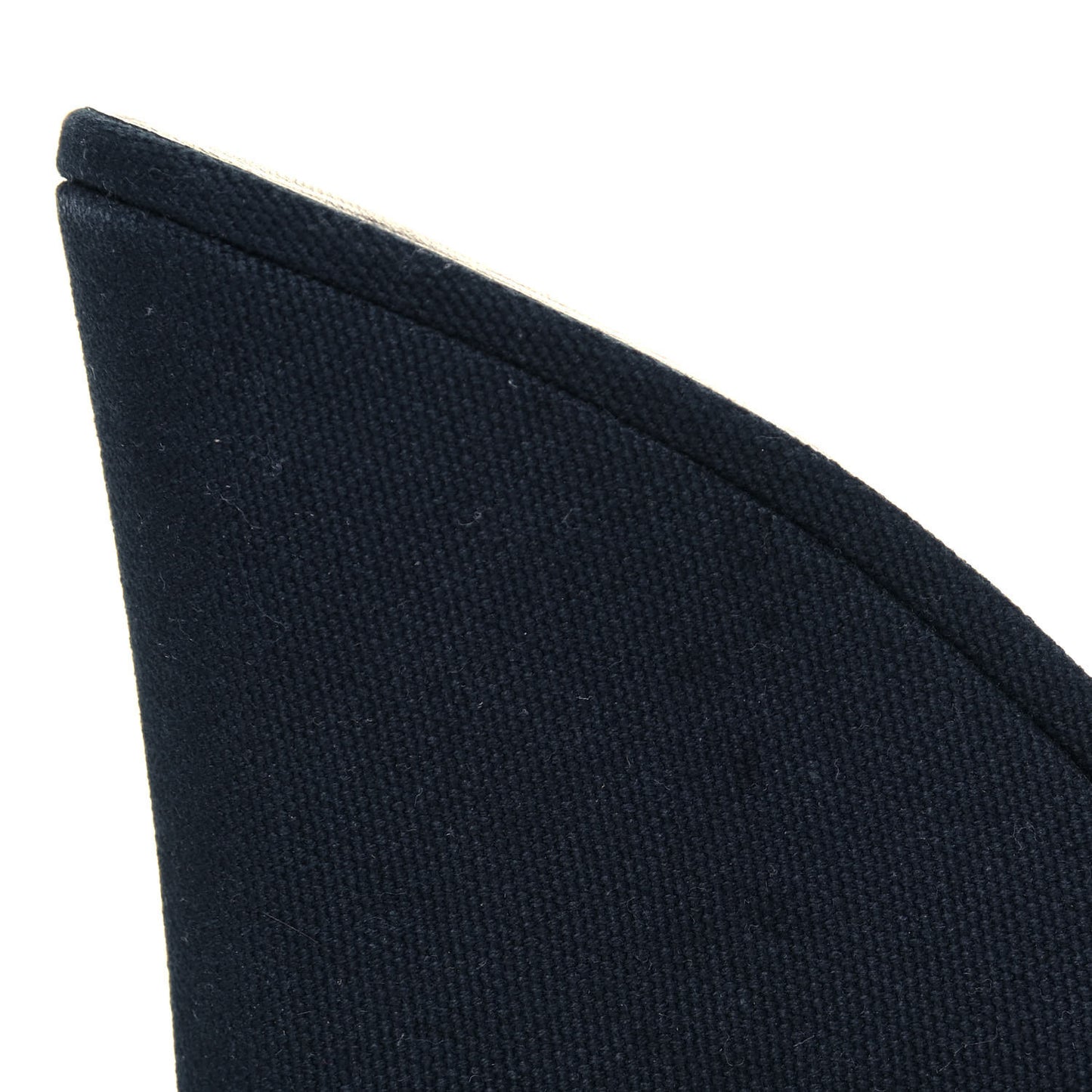 Canvas Camellia Wedge Sandals 38.5 Navy