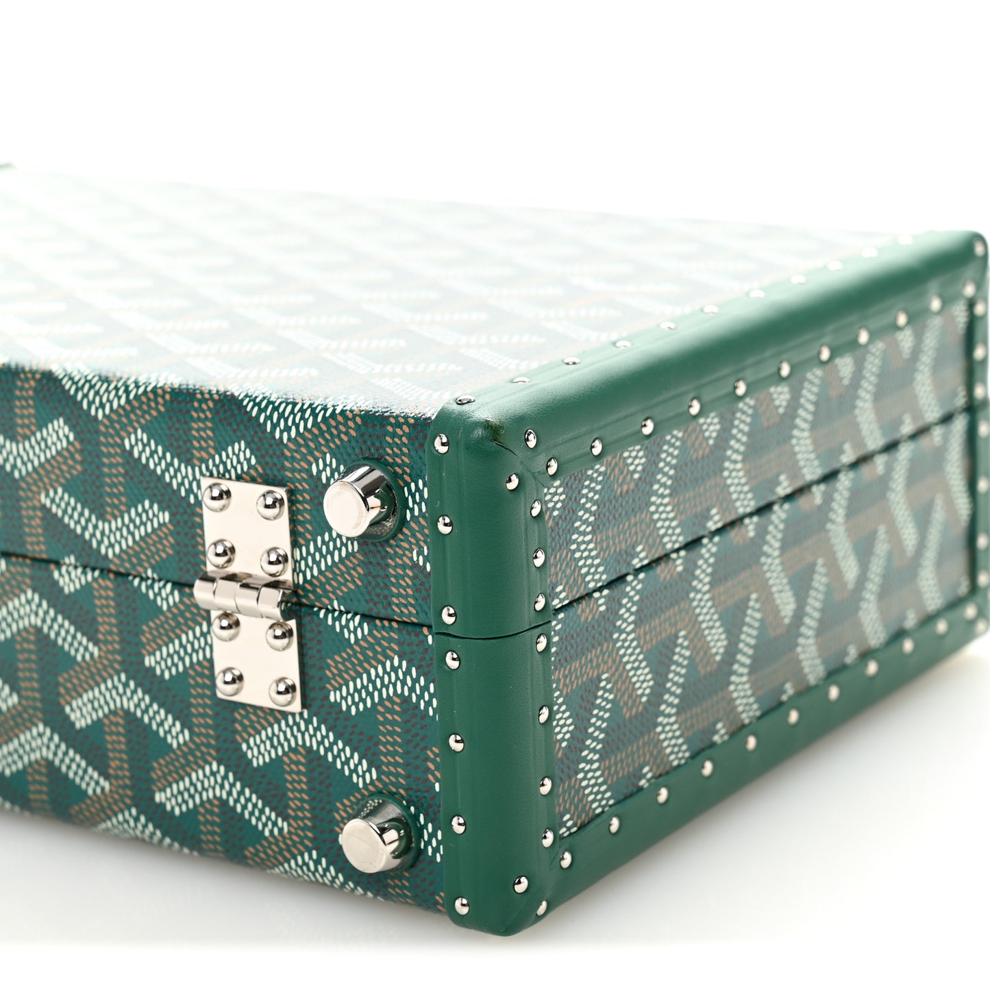 Goyardine Grand Hotel Trunk Bag Green