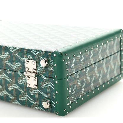 Goyard Goyardine Grand Hotel Trunk Bag Green 9 of 10