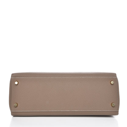 Hermes Togo Kelly Retourne 32 Etoupe 6 of 30