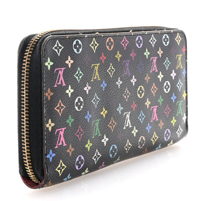 Louis Vuitton Monogram Multicolor Zippy Wallet Black Grenade 3 of 6