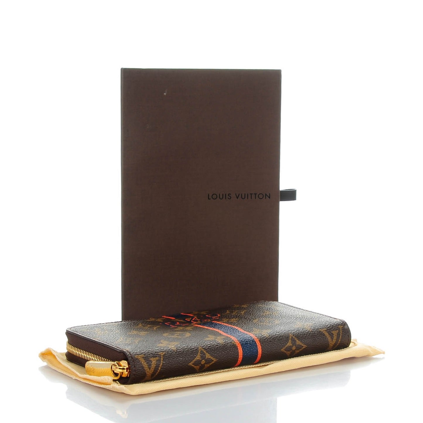 Monogram My LV Heritage Zippy Wallet Blue Marine Orange