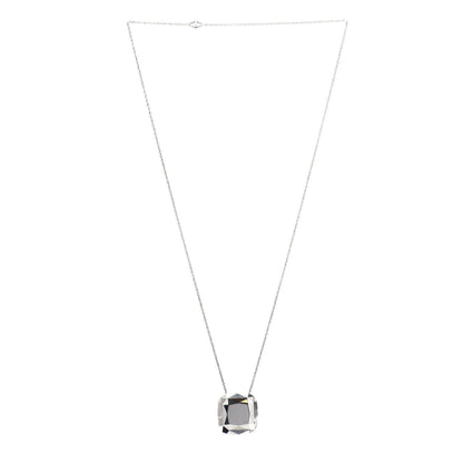 Tiffany Sterling Silver Solid Elsa Peretti Diamond Shaped Pendant Necklace 3 of 5
